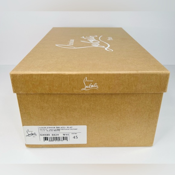 CHRISTIAN LOUBOUTIN Louis Junior Orlato Flat Petunia Men Sneakers EU 45 - US 12 - Picture 2 of 12